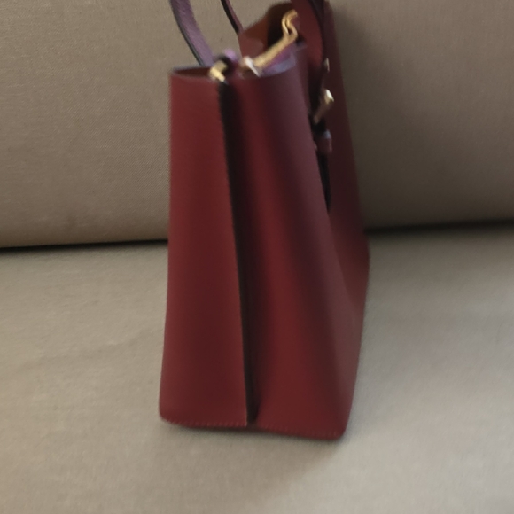 Coach Burgundy Mollie 25 Tote - Picture 5 of 9